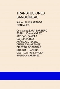 TRANSFUSIONES SANGUÍNEAS
