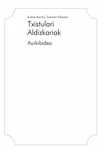 Txistulari Aldizkariak - Aurkibidea