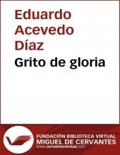 Libro Grito de gloria, autor Biblioteca Miguel de Cervantes