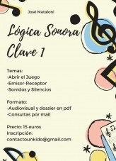 Libro Clave 1 de Lógica Sonora, autor Unkido Sincro 88 