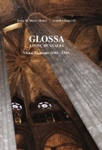 Libro Glossa a Ponç de Gualba. Visites Pastorals (1303-1330), autor José María Martí Bonet