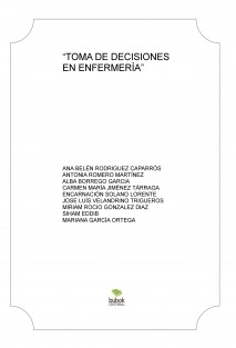 “TOMA DE DECISIONES EN ENFERMERÍA”