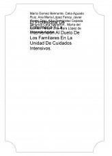 Libro El Profesional De Enfermería Y La Intervención Al Duelo De Los Familiares En La Unidad De Cuidados Intensivos., autor Ana Maria Lopez Fenoy