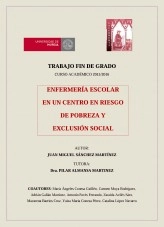 Libro Enfermería escolar en un centro en riesgo de pobreza y exclusión social, autor agalian