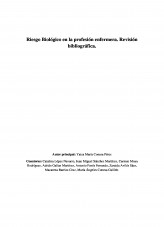 Riesgo Biológico en la profesión enfermera. Revisión bibliográfica.
