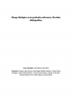 Riesgo Biológico en la profesión enfermera. Revisión bibliográfica.