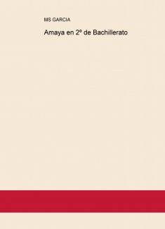 Amaya en 2º de Bachillerato