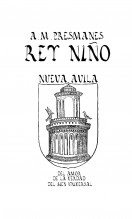 Libro Rey Niño, autor A.M. Presmanes