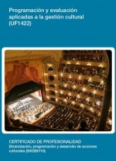 Libro UF1422 - Programación y evaluación aplicadas a la gestión cultural, autor Editorial Elearning 