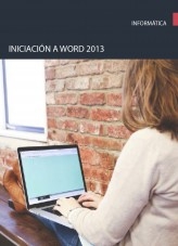 Libro Iniciación a word 2013, autor Editorial Elearning 