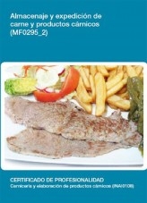 Libro MF0295_2 - Almacenaje y expedición de carne y productos cárnicos, autor Editorial Elearning 