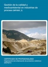Libro MF0665_3 - Gestión de la calidad y medioambiental en industrias de proceso, autor Editorial Elearning 