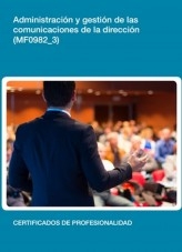 Libro MF0982_3 - Administración y gestión de las comunicaciones de la dirección, autor Editorial Elearning 