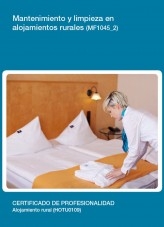Libro MF1045_2 - Mantenimiento y limpieza en alojamientos rurales, autor Editorial Elearning 