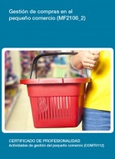 Libro MF2106_2 - Gestión de compras en el pequeño comercio, autor Editorial Elearning 