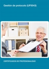 Libro UF0043 - Gestión de protocolo, autor Editorial Elearning 