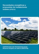 Libro UF0213 - Necesidades energéticas y propuestas de instalaciones solares, autor Editorial Elearning 