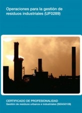 Libro UF0289 - Operaciones para la gestión de residuos industriales, autor Editorial Elearning 