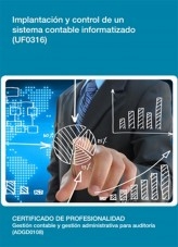 Libro UF0316 - Implantación y control de un sistema contable informatizado, autor Editorial Elearning 