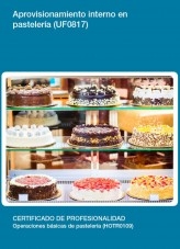 Libro UF0817 - Aprovisionamiento interno en pastelería, autor Editorial Elearning 