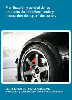 UF1257 - Planificación y control de los procesos de embellecimiento y decoración de superficies