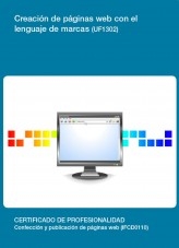 Libro UF1302 - Creación de páginas web con el lenguaje de marcas, autor Editorial Elearning 