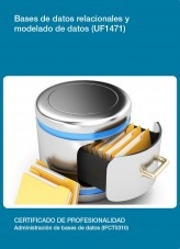 Libro UF1471 - Bases de datos relacionales y modelado de datos, autor Editorial Elearning 