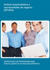 Libro UF1818 - Actitud emprendedora y oportunidades de negocio, autor Editorial Elearning 