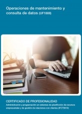 Libro UF1888 - Operaciones de mantenimiento y consulta de datos, autor Editorial Elearning 