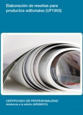 Libro UF1903 - Elaboración de reseñas para productos editoriales, autor Editorial Elearning 