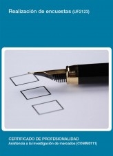 Libro UF2123 - Realización de encuestas, autor Editorial Elearning 