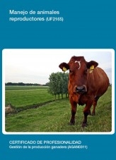 Libro UF2165 - Manejo de animales reproductores, autor Editorial Elearning 