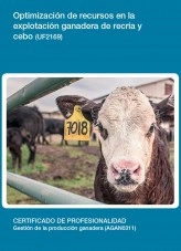 Libro UF2169 - Optimización de recursos en la explotación ganadera de recría y cebo., autor Editorial Elearning 
