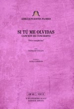 Libro Si tú me olvidas, autor Adrián Fuentes Flores