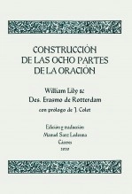 Libro Construcción de las ocho partes de la oración. Edición y traducción de Manuel Sanz Ledesma, autor Manuel Sanz Ledesma