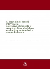 Libro La seguridad del paciente intervenido de pancreatoduodenectomía y reconstrucción de vías biliares en el periodo post-quirúrgico: un estudio de casos., autor Belén García Rosa