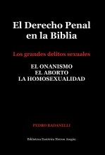 Libro El Derecho Penal en la Biblia, autor José María Herrou Aragón