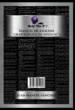 Libro MANUAL DE ANÁLISIS GRAFOLÓGICO DE TEXTO N°1, autor Juan Manuel Sánchez