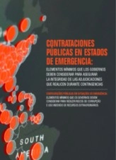Libro Contrataciones Públicas en Estados de Emergencia, autor Transparencia Mexicana