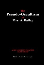 Libro The Pseudo-Occultism of Mrs. A. Bailey, autor José María Herrou Aragón