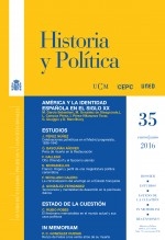 Libro Historia y Política, nº 35, enero-junio, 2016, autor Centro de Estudios Políticos y Constitucionales