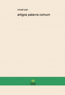 artigos palavra comum