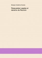 Libro Respuestas Legales al derecho de Reunión, autor benigudo74