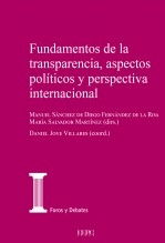 Libro Fundamentos de la transparencia, aspectos políticos y perspectiva internacional, autor Centro de Estudios Políticos y Constitucionales
