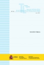 Libro TEXTO LEGAL Nº 12 "FUNCIÓN PÚBLICA" (Actualización diciembre 2021), autor Libros del Ministerio de Hacienda