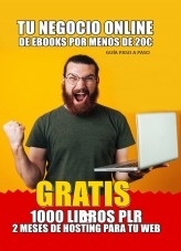 TU NEGOCIO ONLINE DE EBOOKS POR MENOS DE 20€