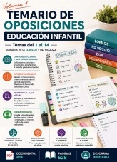 Libro TEMARIO OPOSICIONES EDUCACIÓN INFANTIL. PARTE 1. TEMAS 1-14, autor OPOINFANTIL 