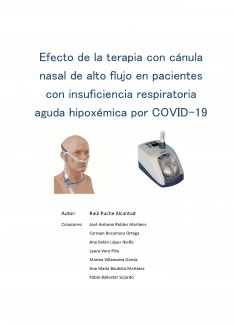 Efecto de la terapia con cánula nasal de alto flujo en pacientes con insuficiencia respiratoria aguda hipoxémica por COVID-19