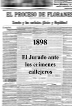 Libro 1898. El Jurado ante los crímenes callejeros, autor Carlos Maza Gómez
