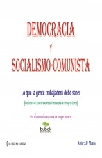 Libro Democracia y Socialismo-comunista, autor José-Francisco Manso-Bernárdez